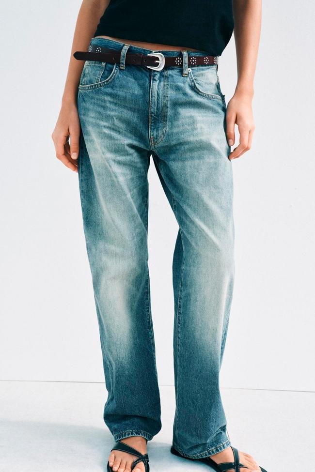 Vaqueros de tiro bajo de Zara