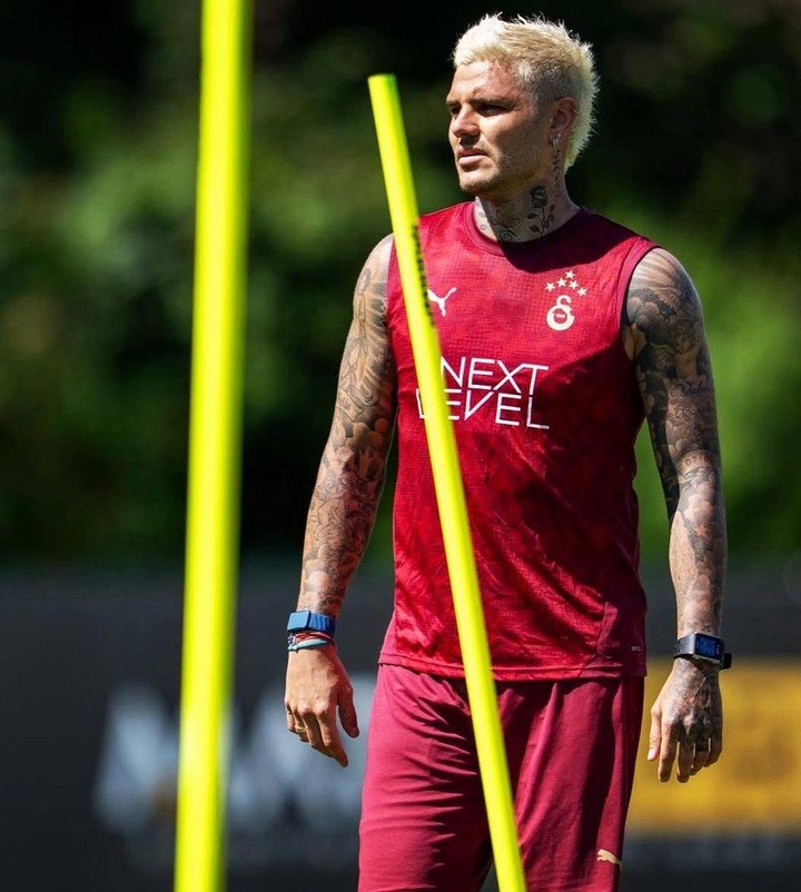 Icardi y la vuelta a los entrenamientos con Galatasaray.