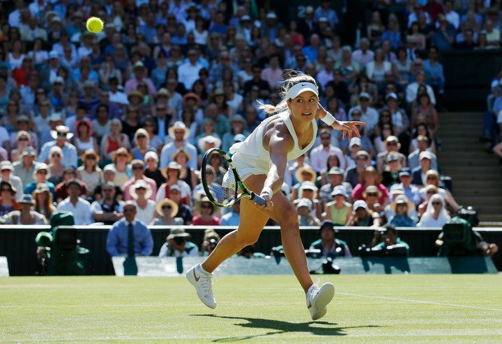 En 2014 venció a la rumana Simona Halep y se metió en la final de Wimbleon. 