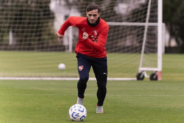 Mazzantti volverá a ser titular como ante Sarmiento. (Foto:
Prensa Independiente)