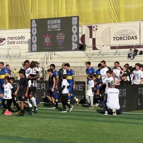 Las perlitas de las leyendas de Boca en la final de Copa reeditada en Brasil
