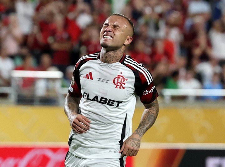 Everton en Flamengo. REUTERS