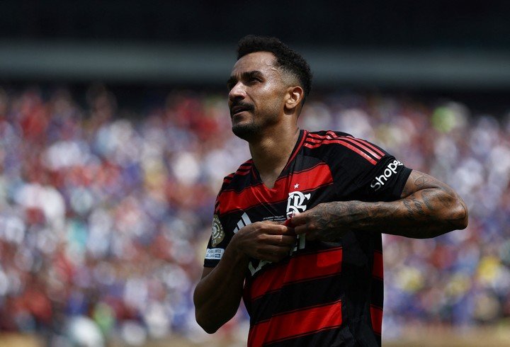 Danilo con el Flamengo. REUTERS