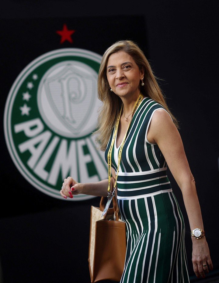 Leila Pereira, presidente de Palmeiras.