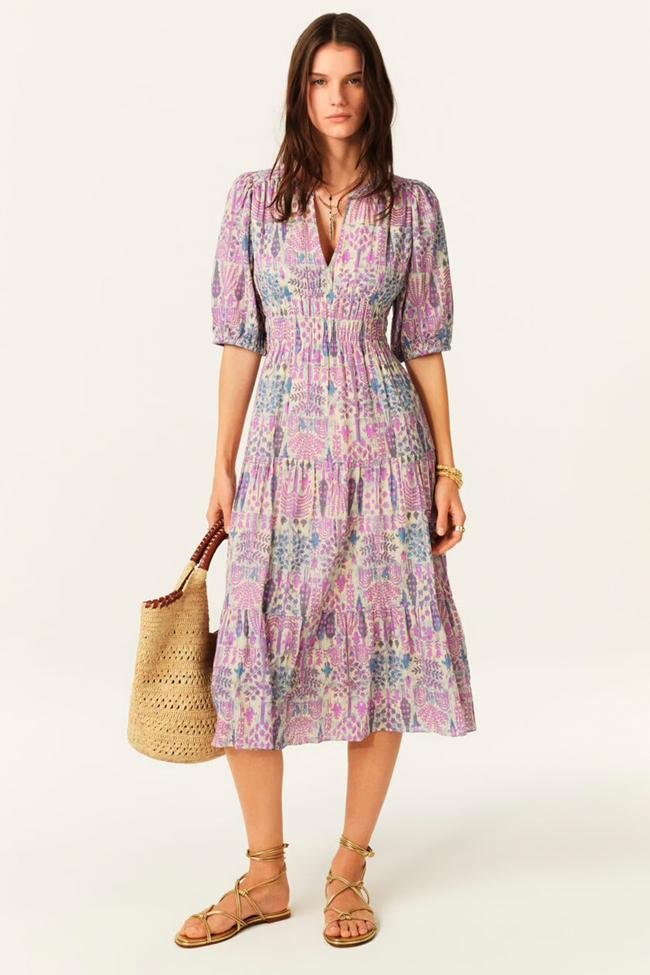 Vestido con estampado boho de Ba&sh.