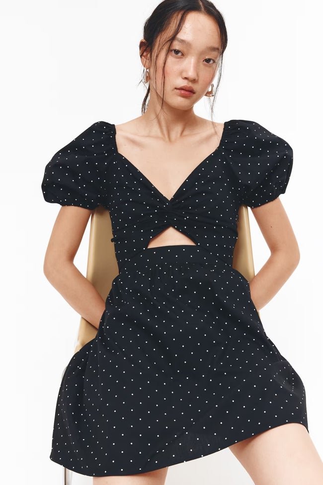 Vestido estampado de H&M (24,95 euros)