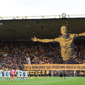 El impresionante mural del Wolverhampton para homenajear a Diogo Jota