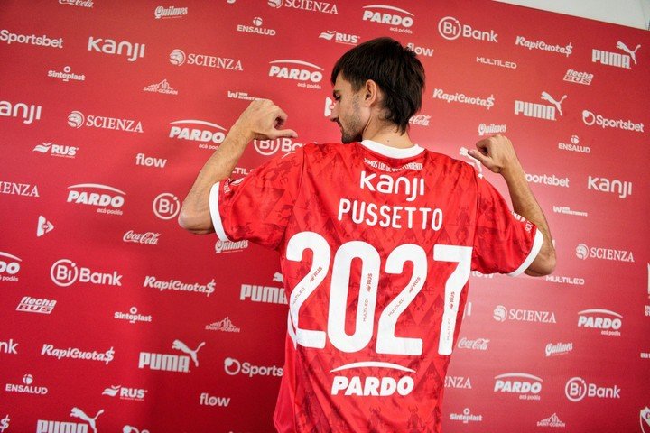 Pussetto fue anunciado como nuevo refuerzo de Independiente (Prensa Independiente).