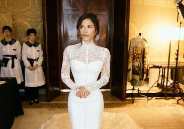 Analizamos el vestido de novia de Lauren Sanchez en su boda con Jeff Bezos: «Mucho lujo inspirado en Sophia Loren»