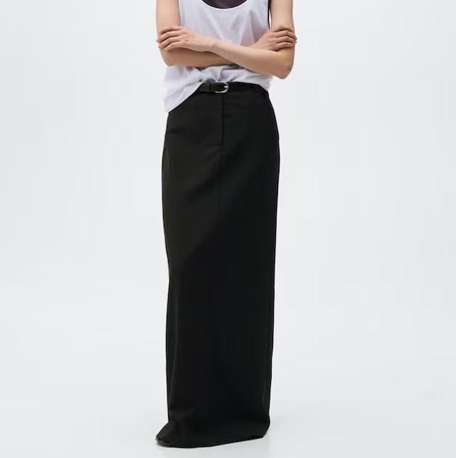 Falda lápiz recta