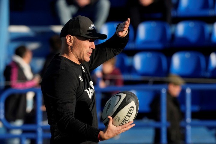 Felipe Contepomi se mostró muy satisfecho tras la victoria de Los Pumas. (AP Photo/Gustavo Garello)