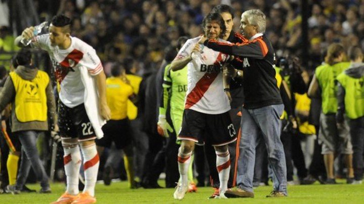 Driussi y Ponzio, dos que fueron victimas del gas pimienta.