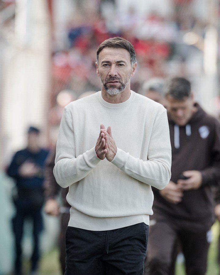 El Kily González, DT de Platense. (Prensa Platense)