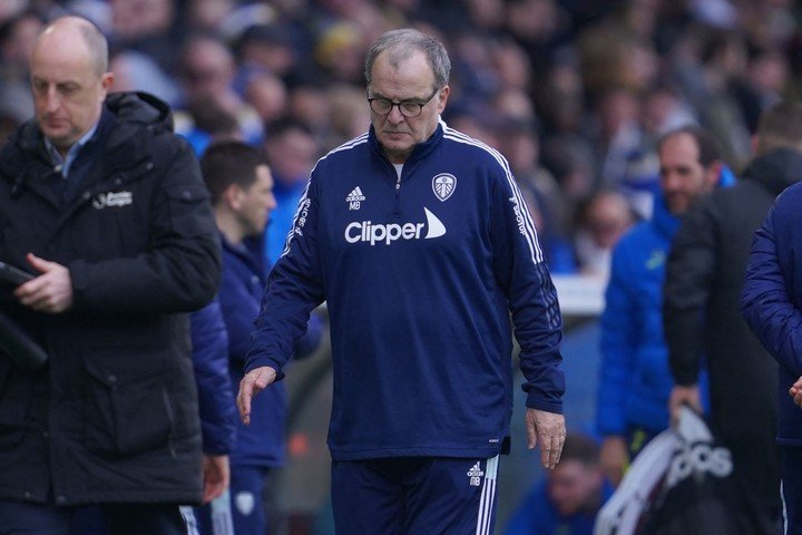 Marcelo Bielsa en su paso por Leeds. (AFP)