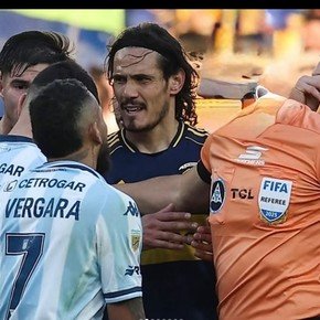 Duván Vergara subió una imagen del árbitro Ramírez sin su cabeza