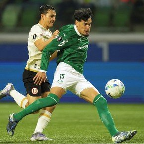 Palmeiras, rival de River en cuartos, aflojó y empató ante Universitario