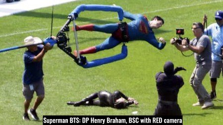 Behind The Scenes Superman Henry Braham 2