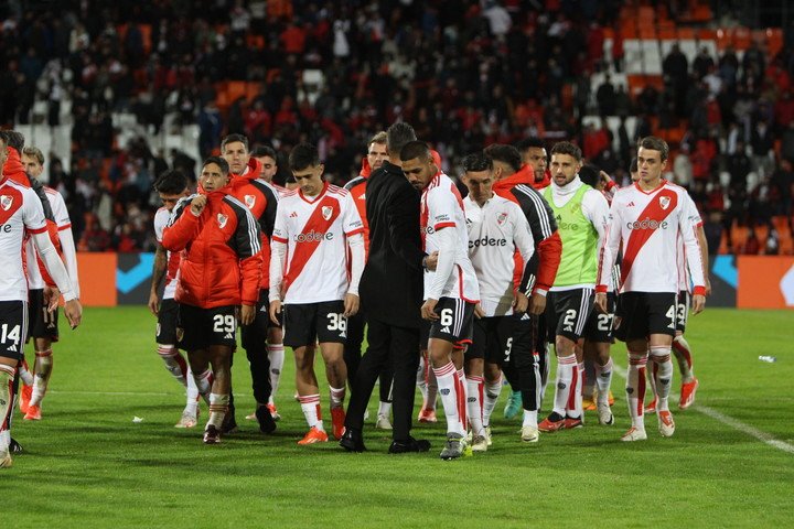 La derrota de River ante Temperley. Foto: Pablo Rios