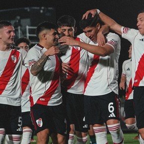 La Reserva de River llega al superclásico tras una goleada 