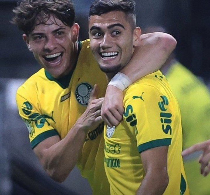 Andreas Pereira y Ramón Sosa fueron las figuras de Palmeiras (Prensa Palmeiras).
