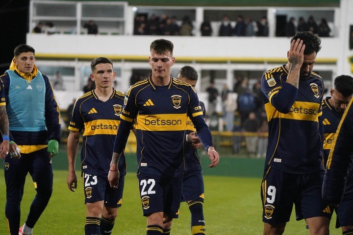 La frustración de Boca en Florencio Varela. (Foto: Fernando de la Orden)
