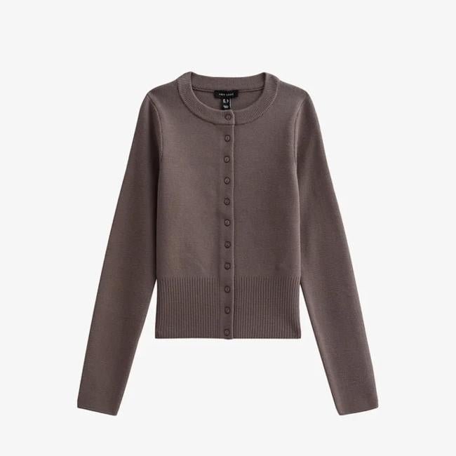 Cárdigan marrón de New Look, 34,99 euros.