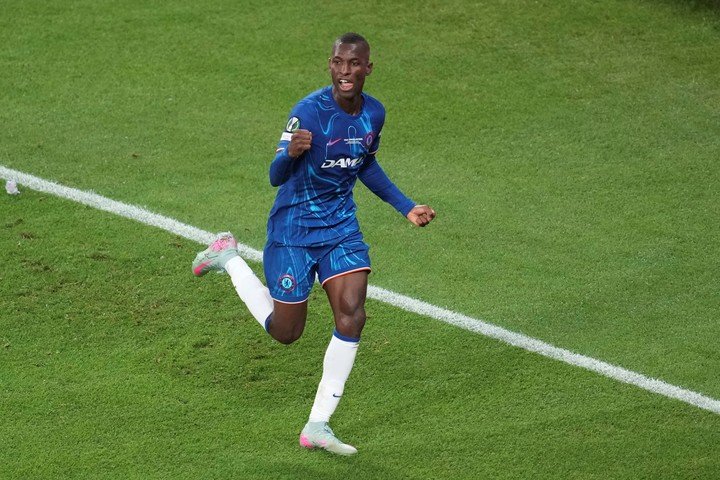 Nicolas Jackson lleva dos temporadas en Chelsea. (AP Photo/Darko Vojinovic)