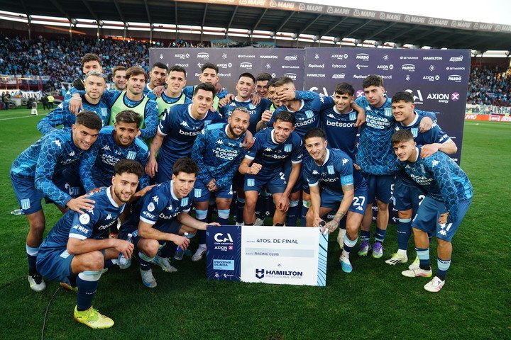 Racing viene de eliminar a Riestra en octavos de final.
(Foto Marcelo Carroll - FTP CLARIN)