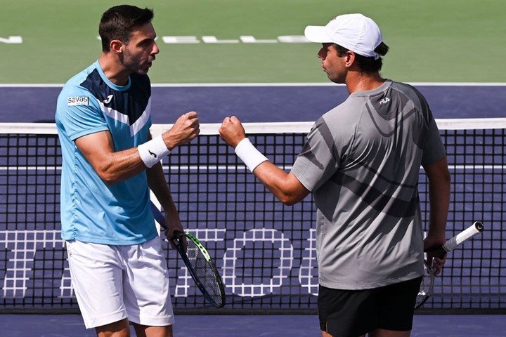 Horacio Zeballos y Marcel Granollers.