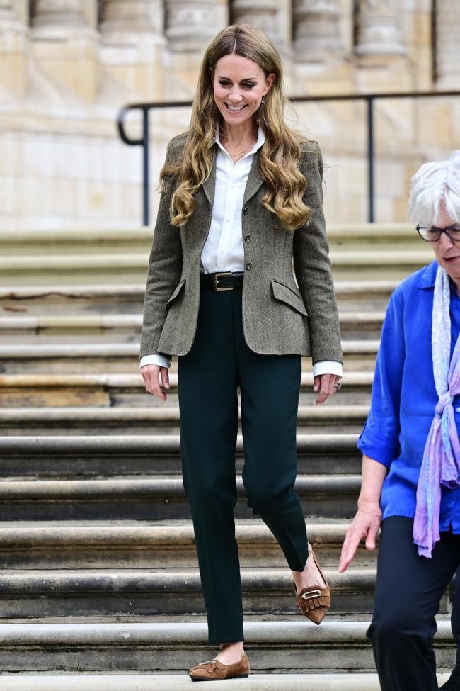 Kate Middleton con zapatos de la firma española Pretty Ballerinas