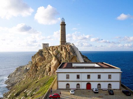 Pueblo Pesquero Bonito Galicia Otoño