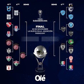 Llave de la Sudamericana: con Lanús en semis, así sigue la Copa