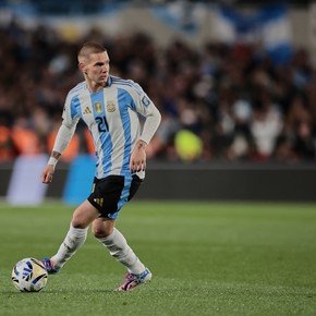 Mastantuono y su conexión con Messi en su debut como titular en la Selección