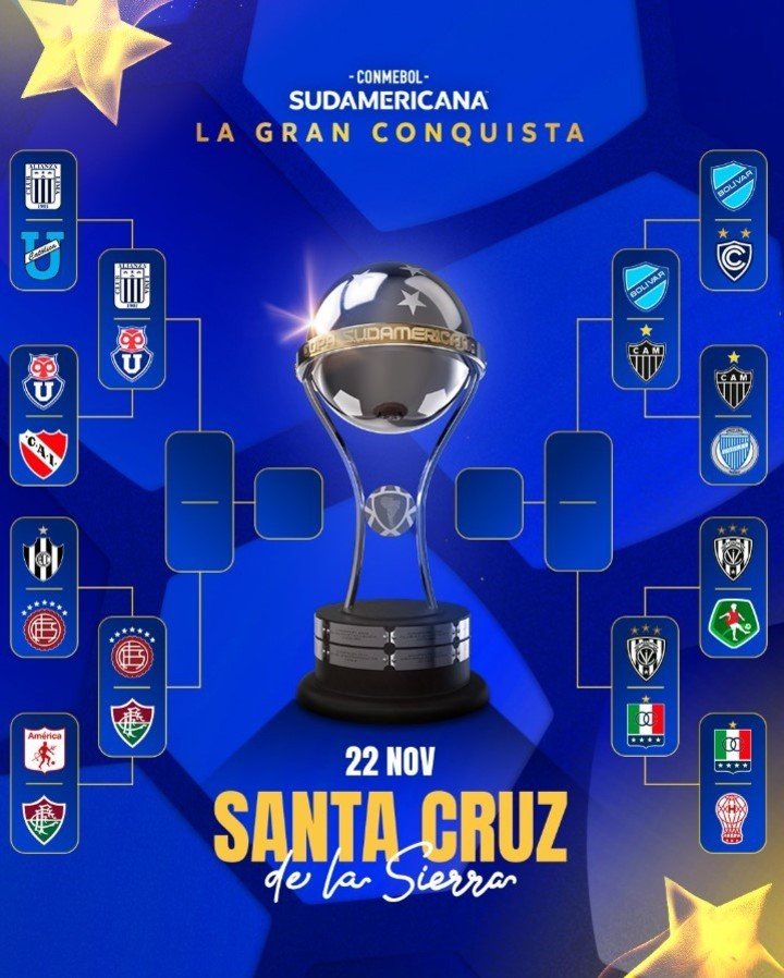 El cuadro de la Copa Sudamericana. (@Sudamericana)