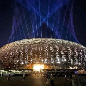 Video: Olé en el nuevo estadio de Marruecos, a todo lujo para el 2030