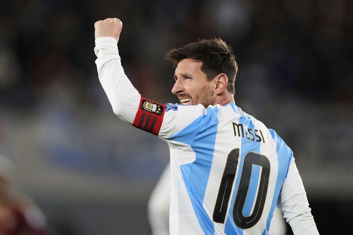 Messi ante Venezuela. (AP Photo/Gustavo Garello)