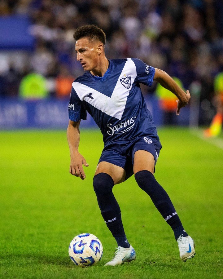 Brian Romero se perderá la Libertadores. (Prensa Vélez)