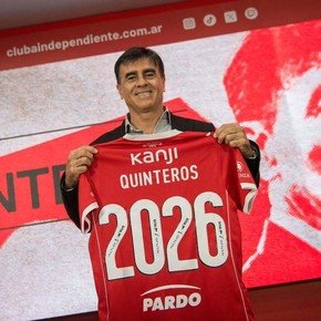 Quinteros puso la firma y es el nuevo entrenador de Independiente