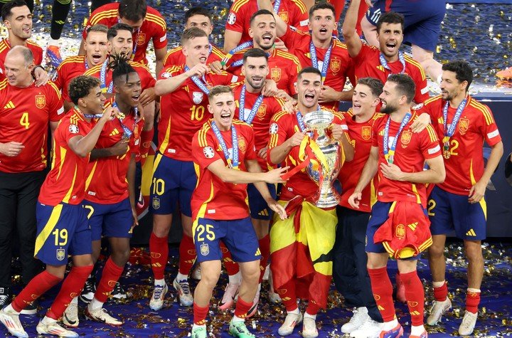 España, campeón de la Euro 2024. (EFE/EPA/GEORGI LICOVSKI)