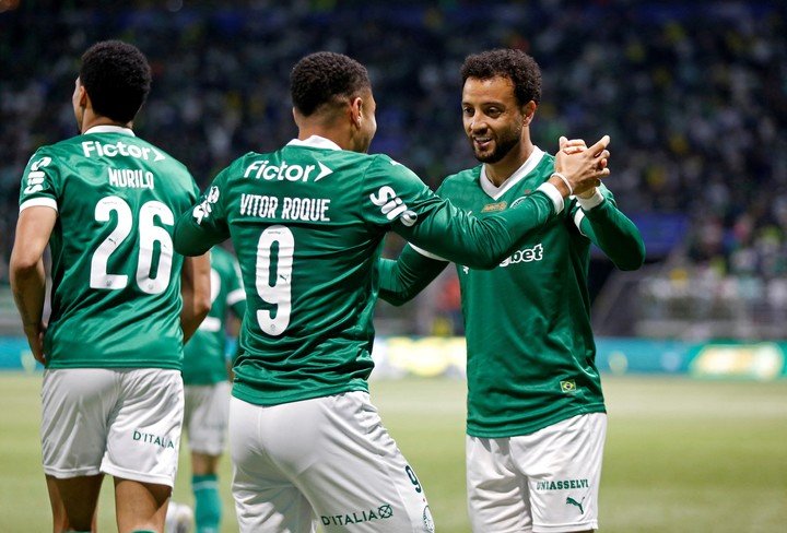 Así festejó Palmeiras (REUTERS).