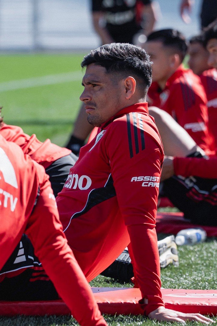Maxi Salas, un jugador clave para el equipo de Gallardo (Prensa River).