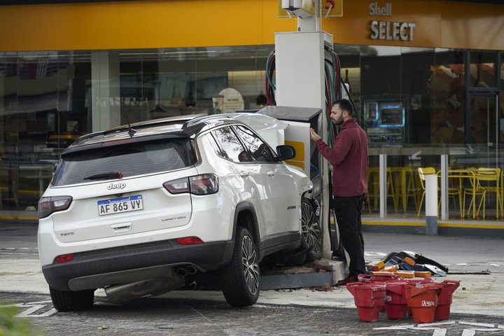 El enganche tenía 1.84 gramos de alcohol en sangre (Foto Maxi Failla - FTP CLARIN). 