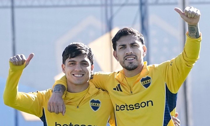 Zeballos y Paredes en Boca.