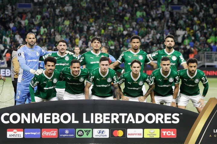 Jugadores de Palmeiras. (EFE)