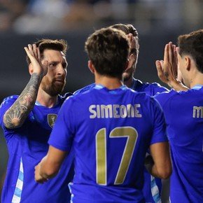 Argentina debía golear y goleó: 6-0 a Puerto Rico en Miami
