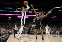 En homenaje a Poppovich, el demoledor arranque de Wembanyama con unos Spurs que estiraron su invicto en un domingo cargado de partidos en la NBA