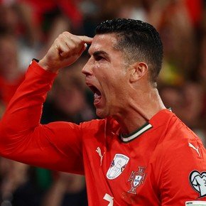 Video: Cristiano Ronaldo marcó dos goles con Portugal y se convirtió en récord por Eliminatorias