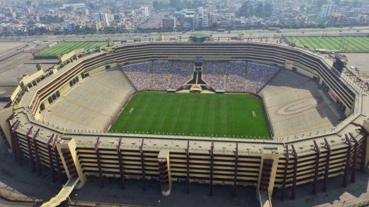 El estadio Monumental de Lima.