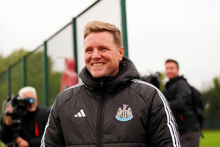 Eddie Howe, entrenador de las Urracas.
(Owen Humphreys/PA via AP)