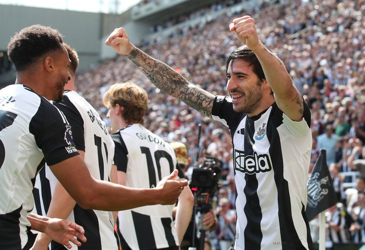 Tonali, pieza clave en el Newcastle.
REUTERS/Scott Heppell